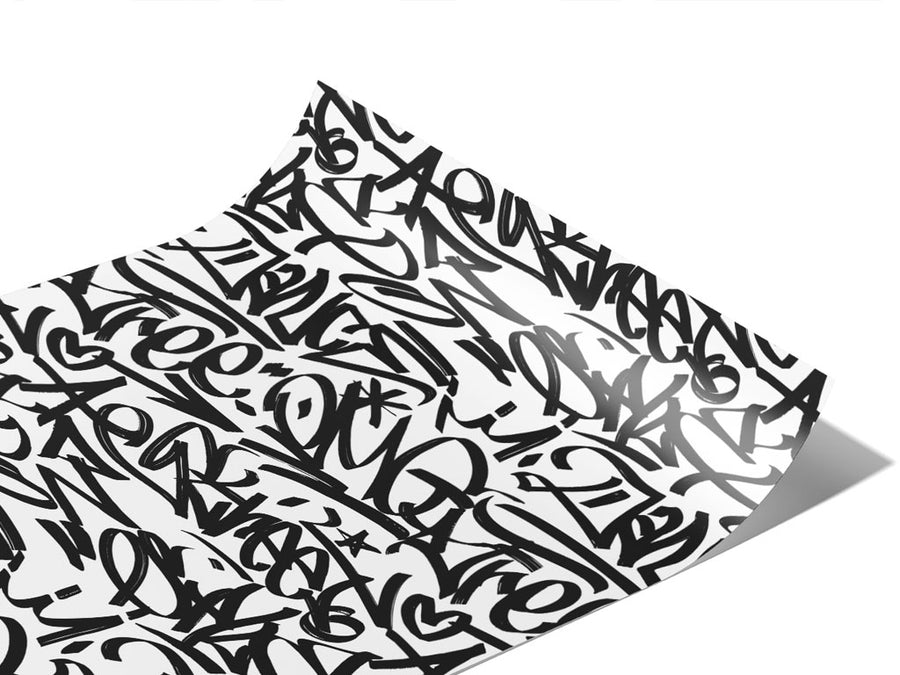 Free Spirit Graffiti Vinyl Wraps~Rwraps Series 914 Digitally Printed Vinyl Wrap~1