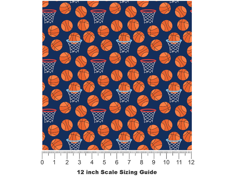 Free Throw Sport Vinyl Film Pattern Size 12 inch Scale~Rwraps Free Throw Sport Sizing Chart~2