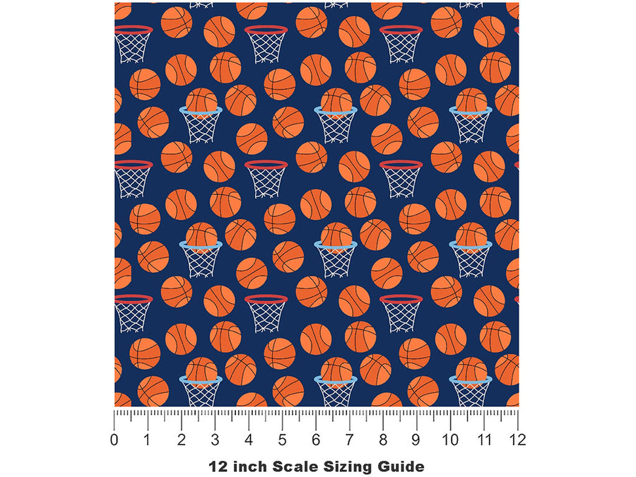 Free Throw Sport Vinyl Film Pattern Size 12 inch Scale~Rwraps Free Throw Sport Sizing Chart~2