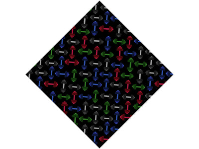 Free Weights Sport Vinyl Wrap Pattern