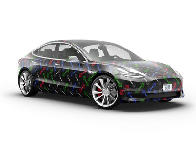 Free Weights Sport Vehicle Vinyl Wrap