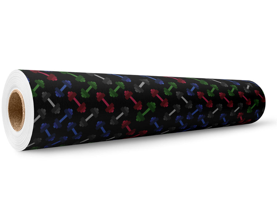 Free Weights Sport Wrap Film Wholesale Roll~Rwraps Series 914 Digitally Printed Vinyl Roll~5