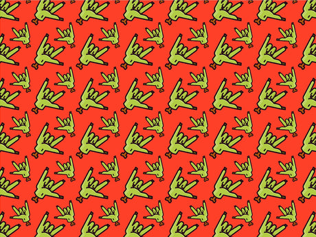 Freehand Rock Zombie Vinyl Wrap Pattern~Rwraps Series 914 Digitally Printed Vinyl Wrap~0