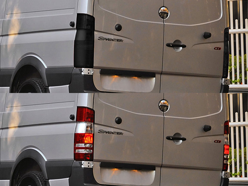 sprinter Before and After Smoked Taillights
