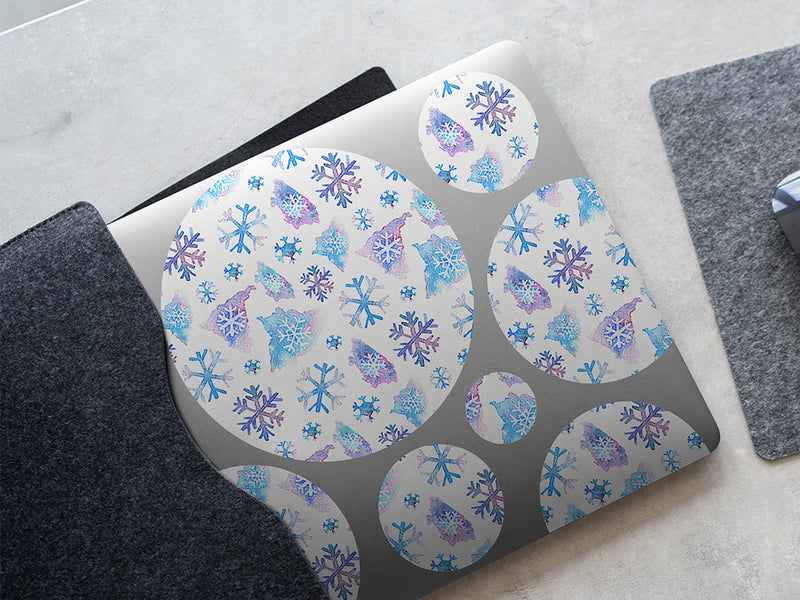 fresh drift snowflake DIY Laptop Stickers