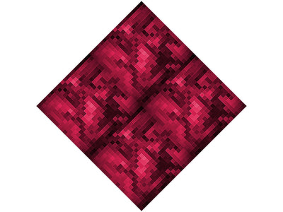 Fresh Raspberries Pixel Vinyl Wrap Pattern