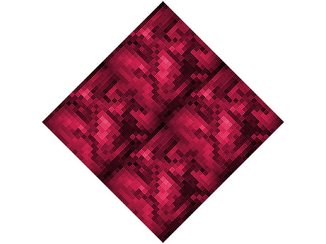 Fresh Raspberries Pixel Vinyl Wrap Pattern