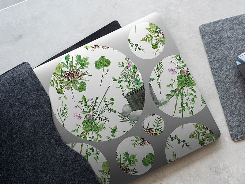 fresh tea camping DIY Laptop Stickers