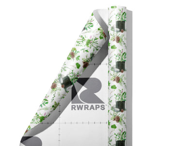 Fresh Tea Camping Wrap Film Sheets~Rwraps Series 914 Fresh Tea Camping Scrolled Sheet~3