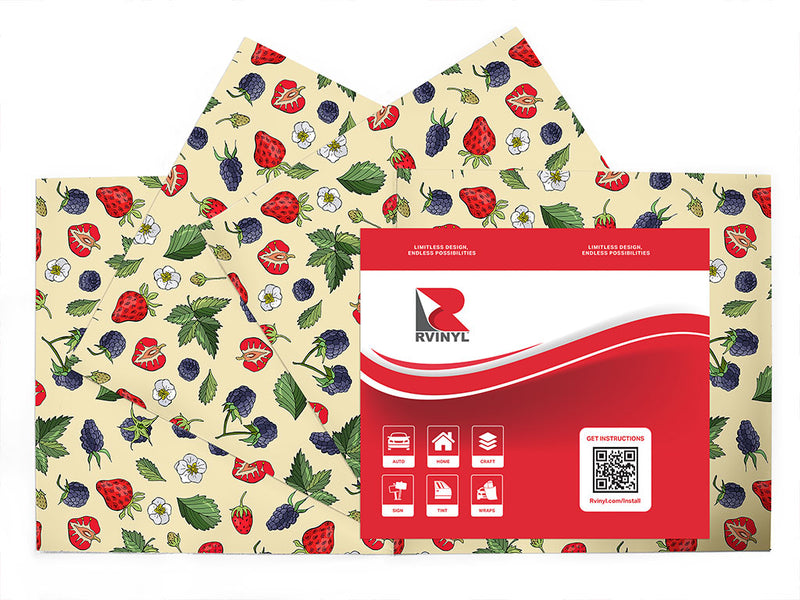 freshly picked fruit Craft Vinyl Sheet Pack