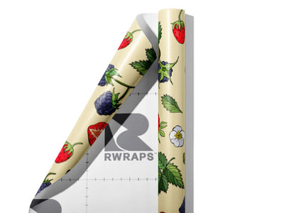 Freshly Picked Fruit Wrap Film Sheets~Rwraps Series 914 Freshly Picked Fruit Scrolled Sheet~3