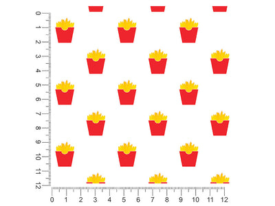 fried up vegetable 1ft x 1ft Craft Sheets