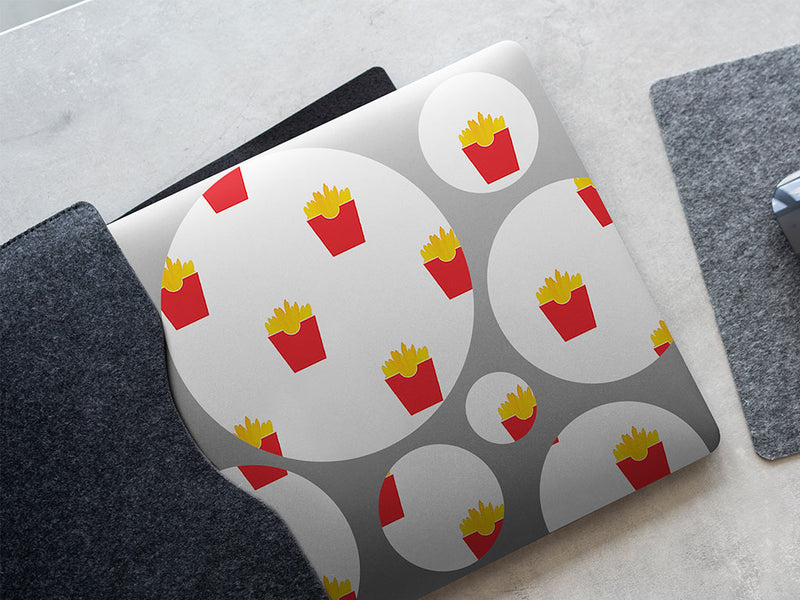 fried up vegetable DIY Laptop Stickers