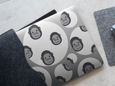 friendly faces animal DIY Laptop Stickers