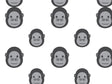 Friendly Faces Primate Vinyl Wrap Pattern~Rwraps Series 914 Digitally Printed Vinyl Wrap~0