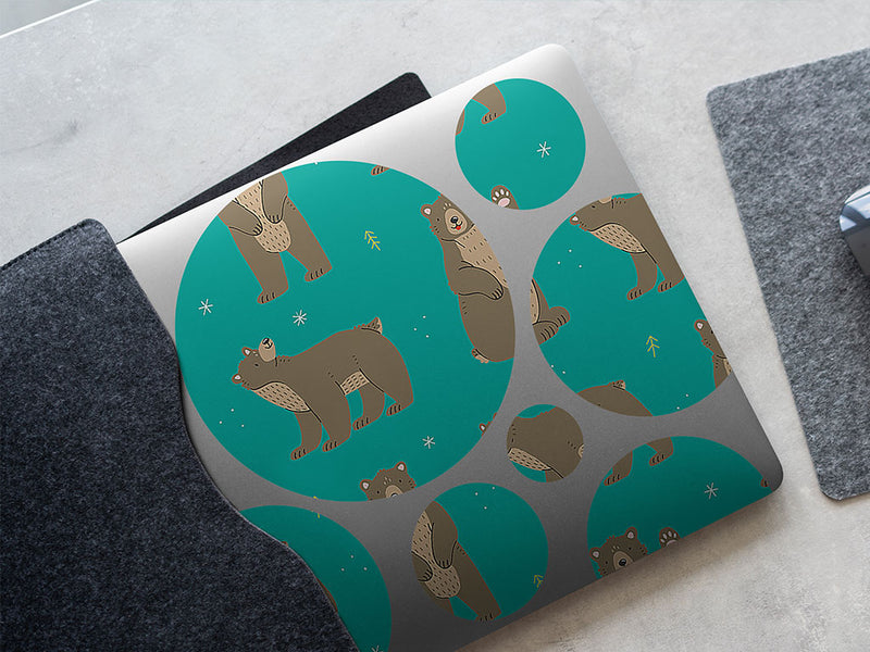 friendly faces animal DIY Laptop Stickers