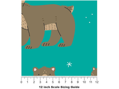 Friendly Faces Animal Vinyl Film Pattern Size 12 inch Scale~Rwraps Friendly Faces Animal Sizing Chart~2