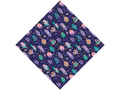 Friendly Faces Marine Life Vinyl Wrap Pattern