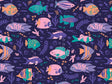 Friendly Faces Marine Life Vinyl Wrap Pattern~Rwraps Series 914 Digitally Printed Vinyl Wrap~0