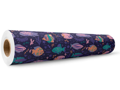 Friendly Faces Marine Life Wrap Film Wholesale Roll~Rwraps Series 914 Digitally Printed Vinyl Roll~5