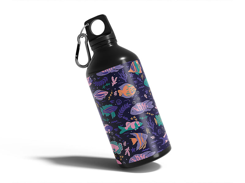 friendly faces salt water Water Bottle DIY Stickers