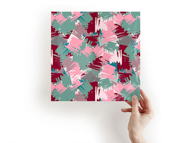 friendly lovers abstract geometric Craft Sheets