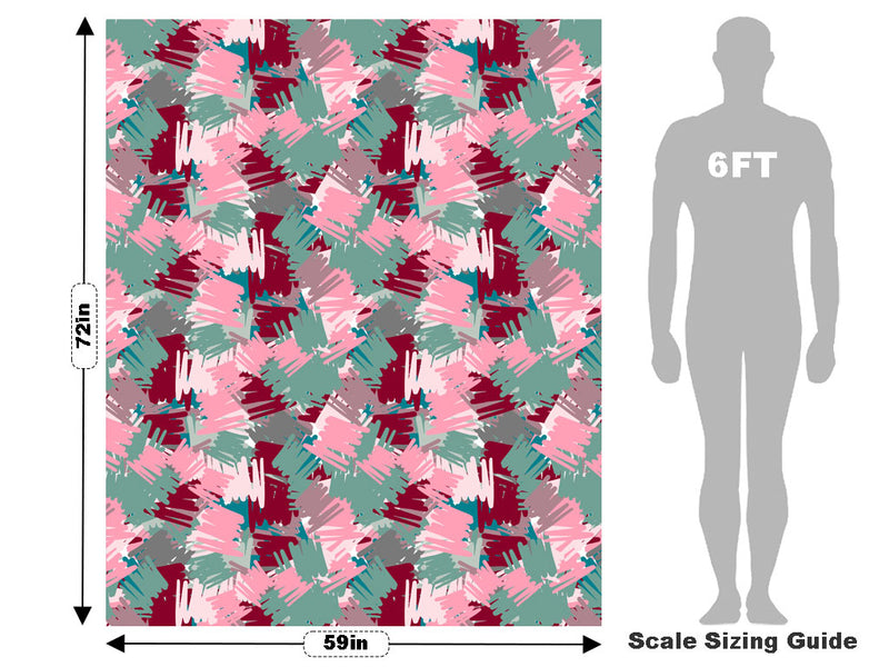 Friendly Lovers Abstract Vehicle Wrap Scale~Rwraps Series 914 Friendly Lovers Abstract Measurements~1