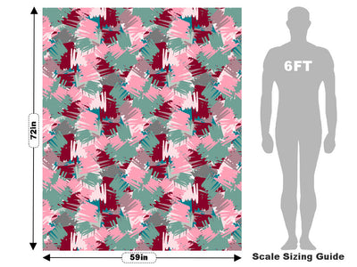 Friendly Lovers Abstract Vehicle Wrap Scale~Rwraps Series 914 Friendly Lovers Abstract Measurements~1