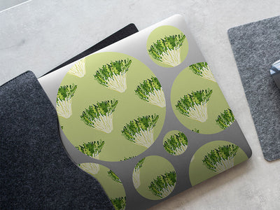 frizzy frisee vegetable DIY Laptop Stickers