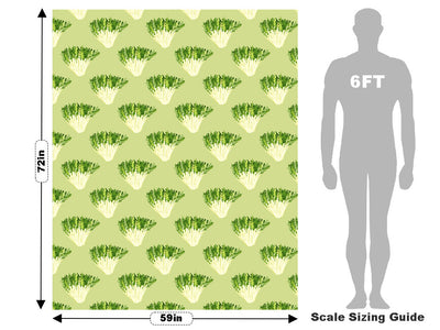 Frizzy Frisee Vegetable Vehicle Wrap Scale~Rwraps Series 914 Frizzy Frisee Vegetable Measurements~1