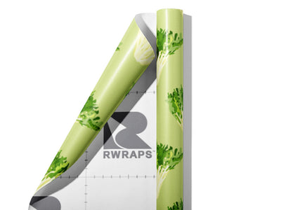 Frizzy Frisee Vegetable Wrap Film Sheets~Rwraps Series 914 Frizzy Frisee Vegetable Scrolled Sheet~3