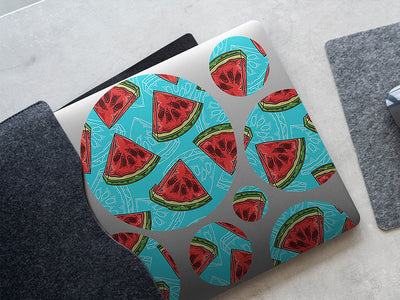 from the icebox fruit DIY Laptop Stickers
