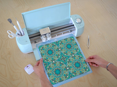 frothing surf mandala Cricut Compatible Vinyl