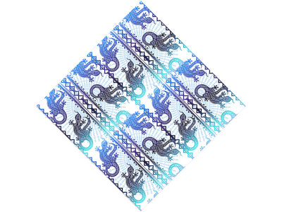 Frozen Geckos Reptile Vinyl Wrap Pattern