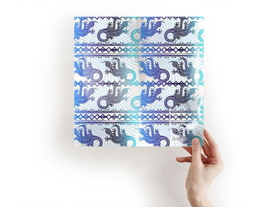 frozen geckos animal Craft Sheets