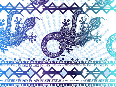 Frozen Geckos Reptile Vinyl Wrap Pattern~Rwraps Series 914 Digitally Printed Vinyl Wrap~0