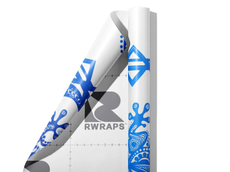 Frozen Geckos Reptile Wrap Film Sheets~Rwraps Series 914 Frozen Geckos Reptile Scrolled Sheet~3