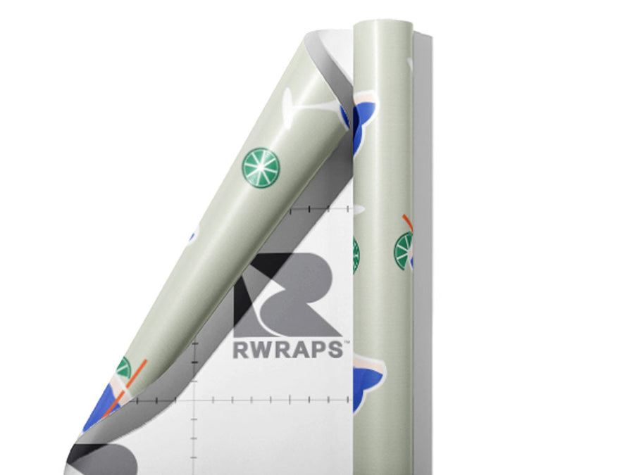 Frozen Margaritas Alcohol Wrap Film Sheets~Rwraps Series 914 Frozen Margaritas Alcohol Scrolled Sheet~3