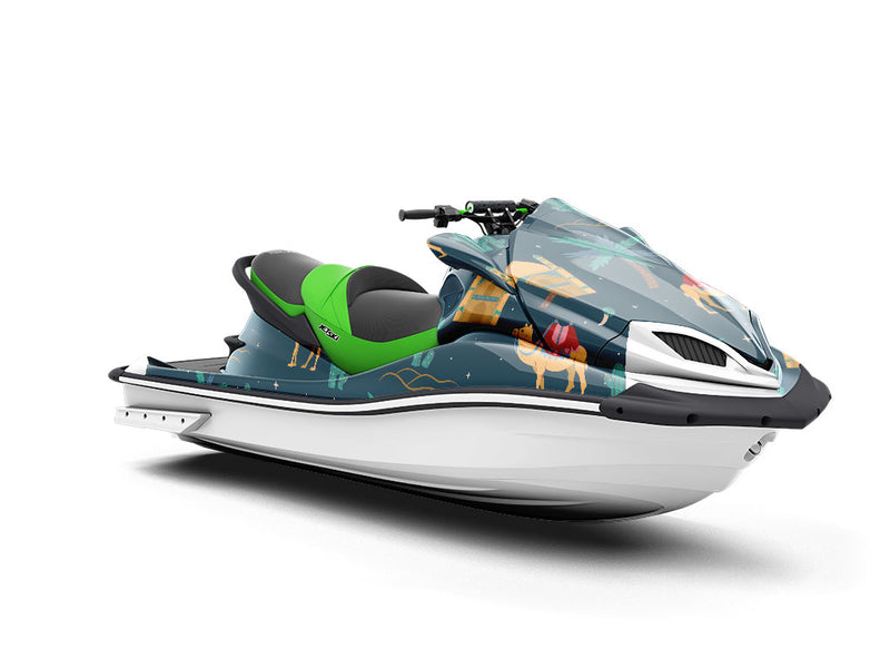 Frozen Nights Animal Jet Ski Vinyl Customized Wrap