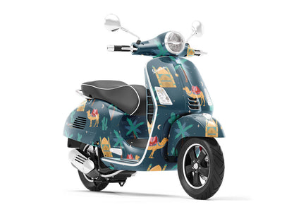Frozen Nights Animal Vespa Scooter Wrap Film
