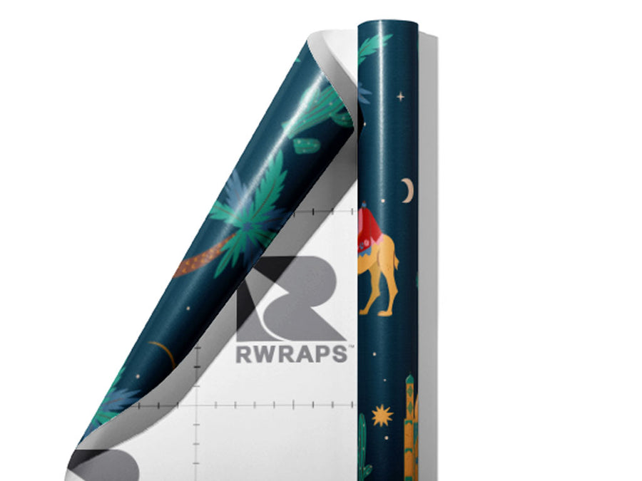 Frozen Nights Animal Wrap Film Sheets~Rwraps Series 914 Frozen Nights Animal Scrolled Sheet~3