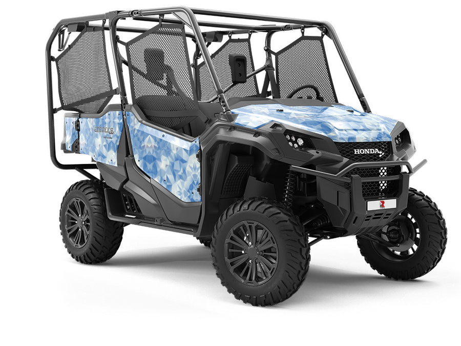 Frozen Ocean Tile Utility Vehicle Vinyl Wrap