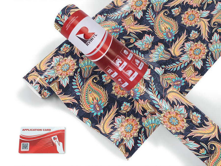 frozen time paisley Craft Vinyl Roll