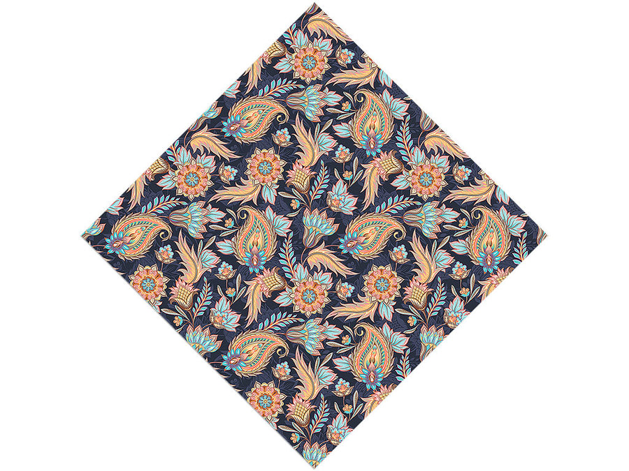 Frozen Time Paisley Vinyl Wrap Pattern