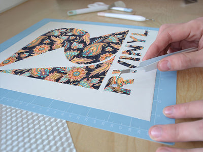 frozen time paisley Easy Weed Craft Vinyl