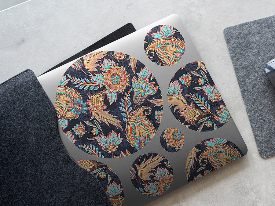 frozen time paisley DIY Laptop Stickers