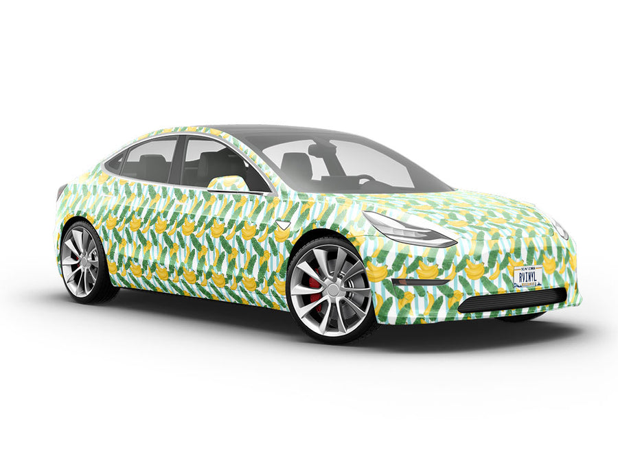 Fruit And Leaf Fruit Vehicle Vinyl Wrap