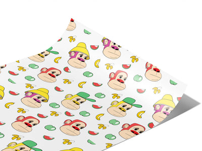 Fruity Monkey Technology Vinyl Wraps~Rwraps Series 914 Digitally Printed Vinyl Wrap~1