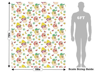 Fruity Monkey Technology Vehicle Wrap Scale~Rwraps Series 914 Fruity Monkey Technology Measurements~2