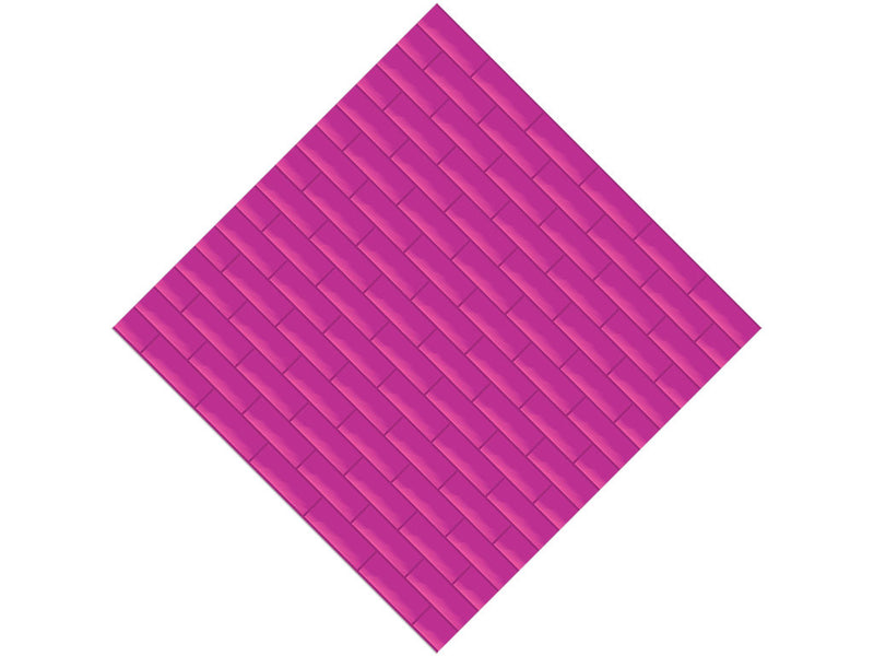 Fuchsia  Brick Vinyl Wrap Pattern
